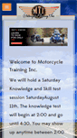 Mobile Screenshot of motorcycletraining.ws