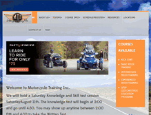 Tablet Screenshot of motorcycletraining.ws